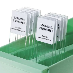 solvents resistant labels for slide