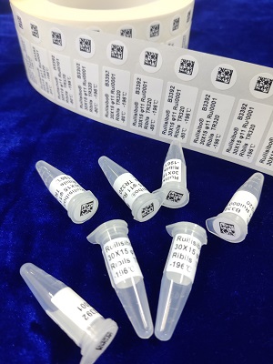 适用于1.5ML离心管/Eppendorf/PCR管的极度冷冻标签, 30x15mm